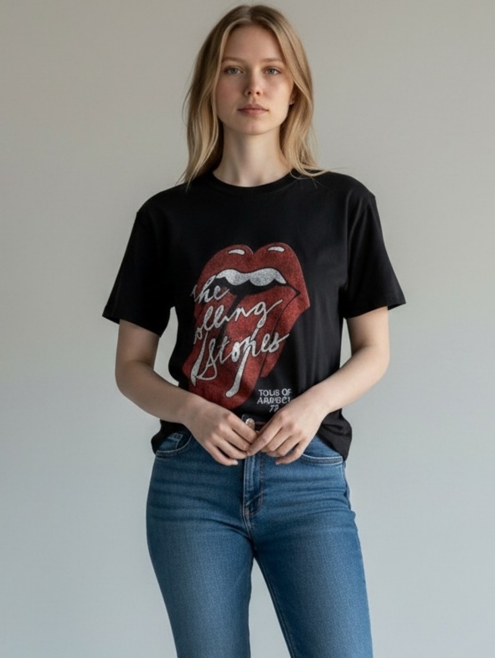 The Rolling Stones Tour of America ’78 Graphic T-Shirt Size L
